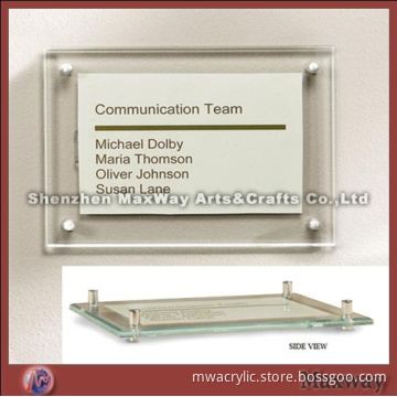 Square High Grade Wall Mounted Acrylic Frame